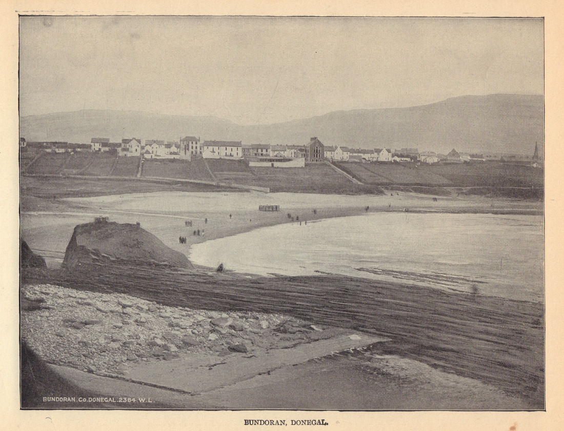 Bundoran, Donegal. Ireland 1905 old antique vintage print picture